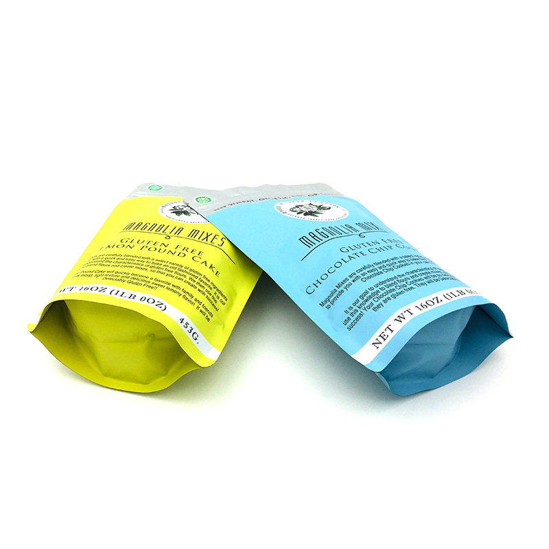 Snack Food Plastic Packaging Stand Up Ziplock Pouch