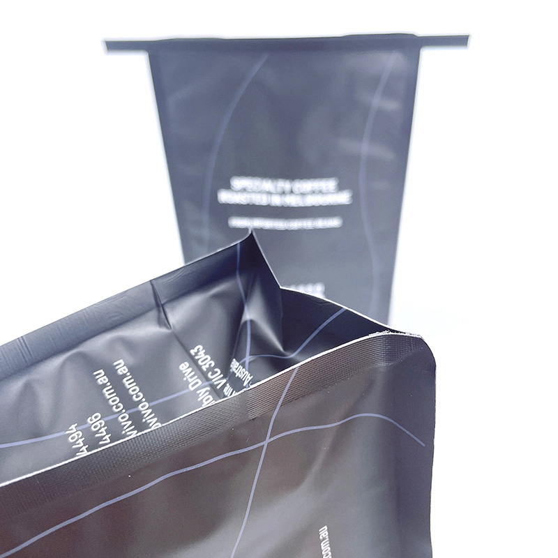 Bolsas de café de corbata de lata de Gusset lateral amigable con el medio ambiente