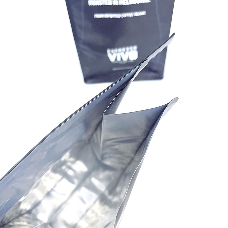 Bolsas de café de corbata de lata de Gusset lateral amigable con el medio ambiente