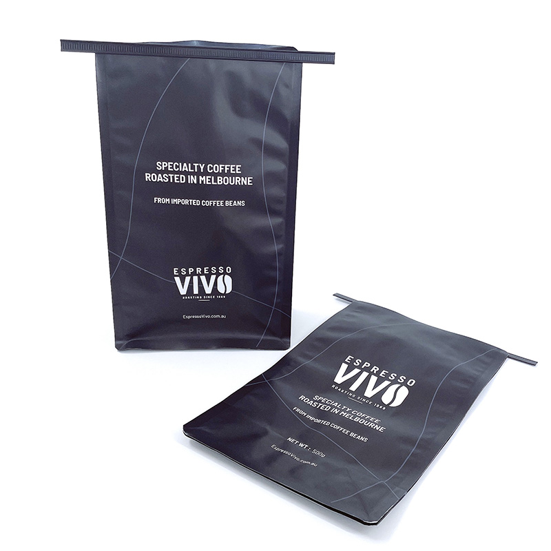 Bolsas de café de corbata de lata de Gusset lateral amigable con el medio ambiente