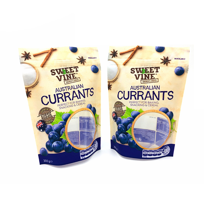 Stand Up Zipper Pouch for Dried Fruits