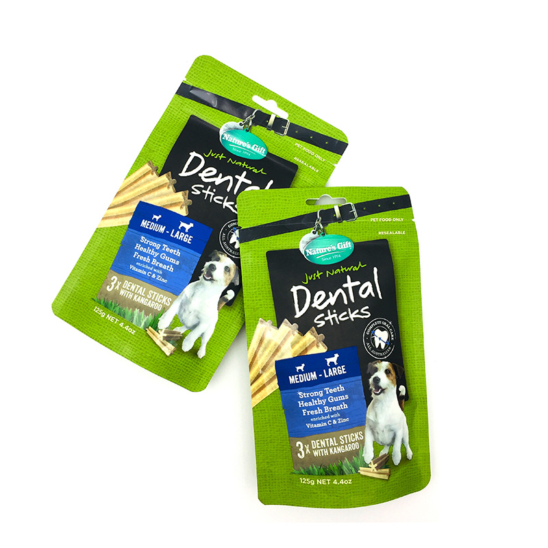 Food Pouch Packaging with Press Lock Zipper