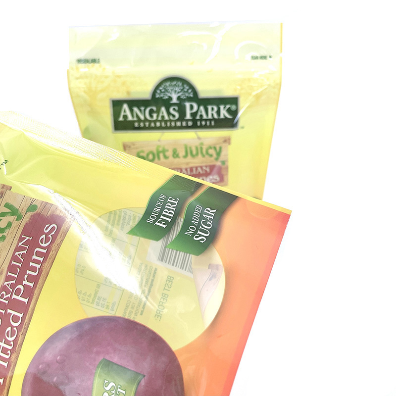 Self Press Zip Pouch for Food