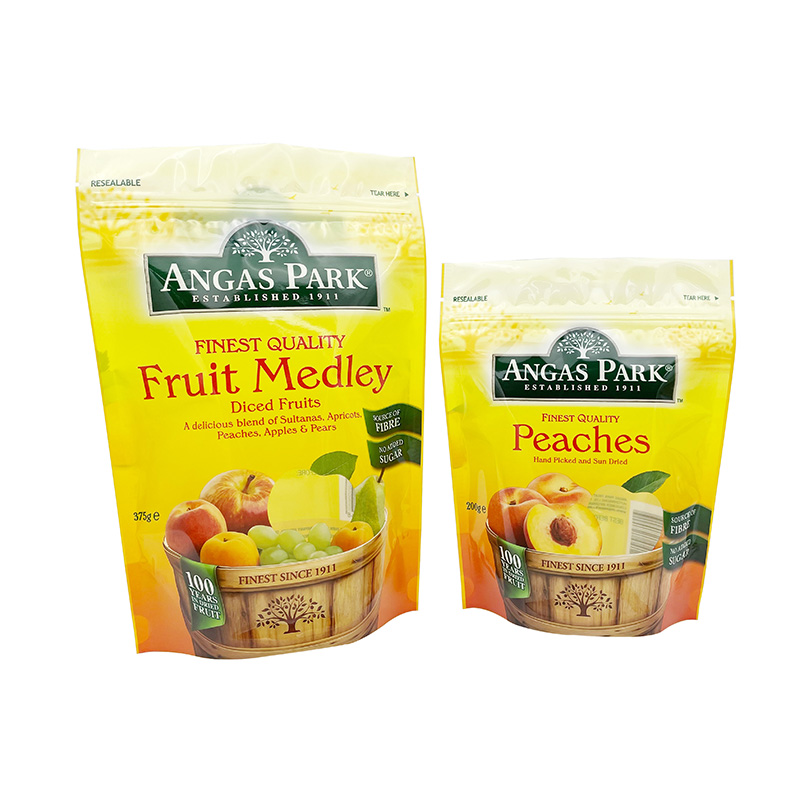 Self Press Zip Pouch for Food