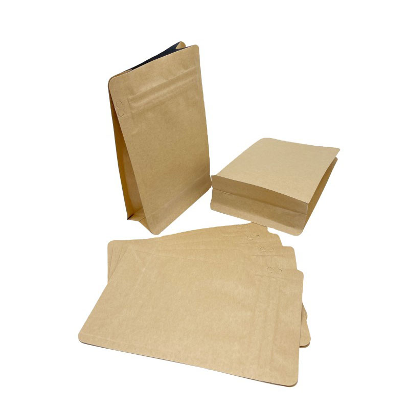 Flat Bottom Kraft Coffee Bags
