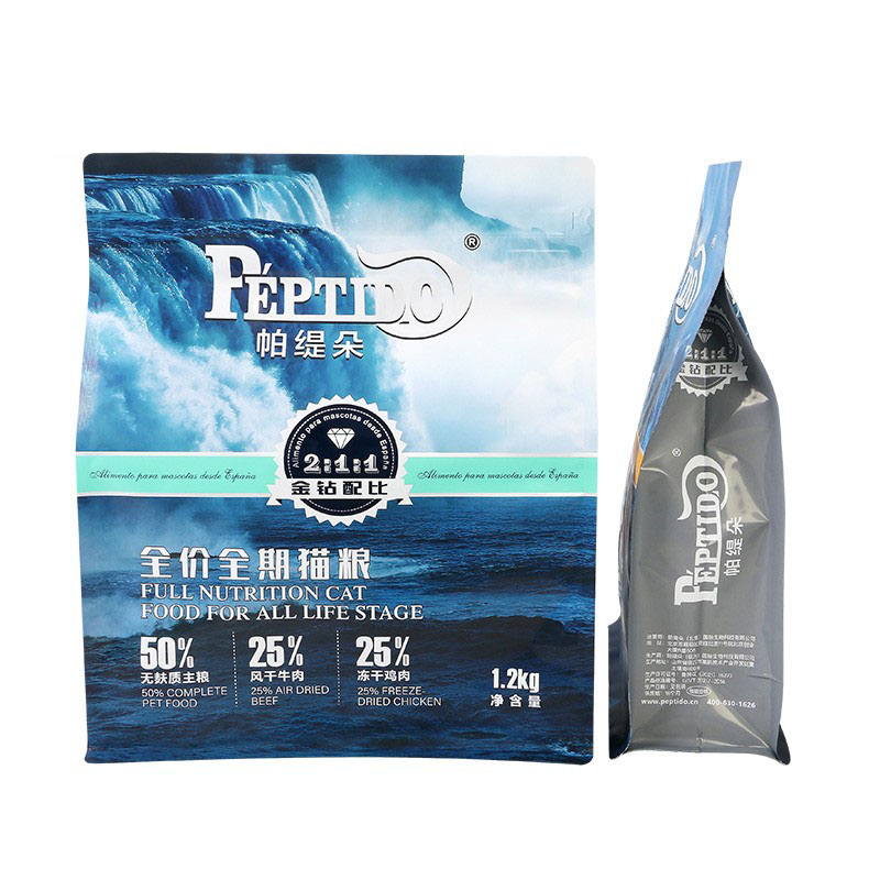 Custom Resealable Pouches for Cat Food