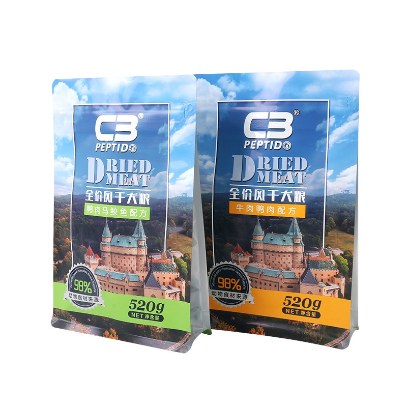 Pet Food Stand Up Pouches with Zipper