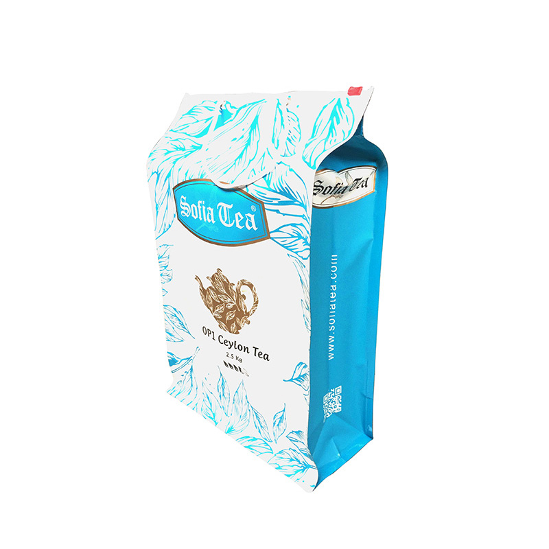 Tea Packaging Plastic Bags with Zipper Slider